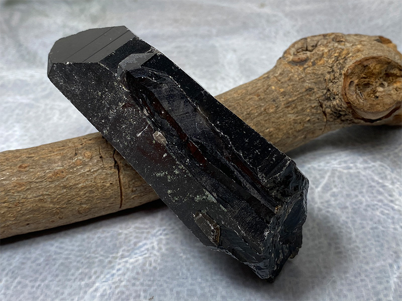 黒水晶ポイント（モンゴル産）約190ｇ　No.25233