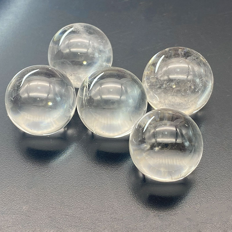 水晶丸玉 S  No,3833