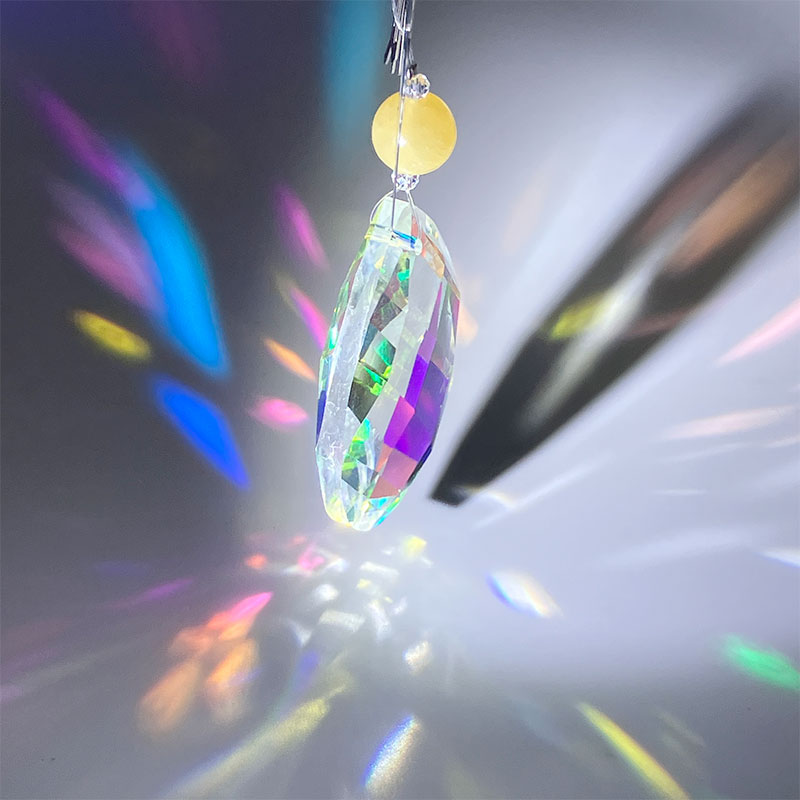 【ガラスコレクション】ブルーム スサンキャッチャー アラゴナイト No,3662