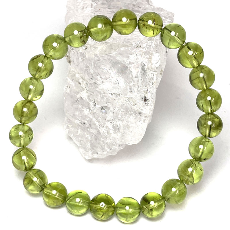 ペリドットブレス　8mm　No,3675