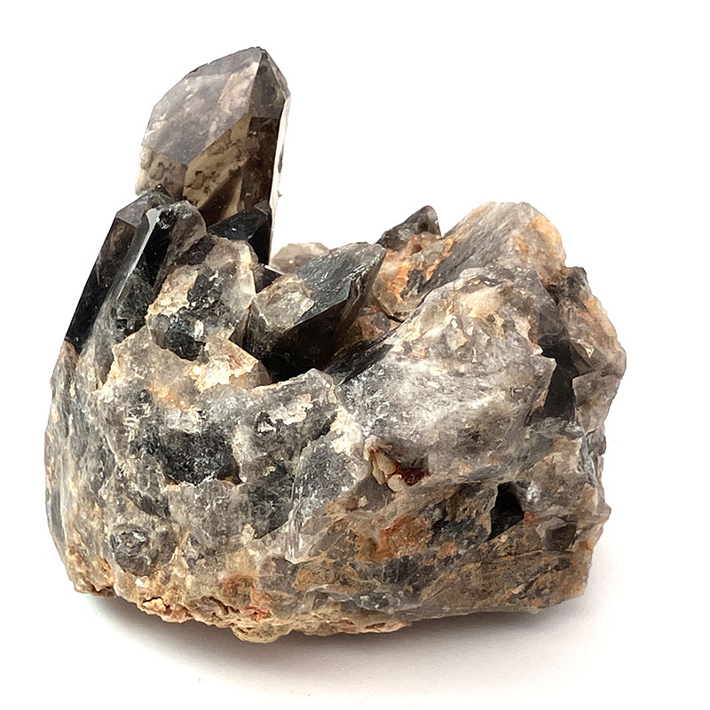 黒水晶クラスター マダガスカル焼　約150g　No,3727