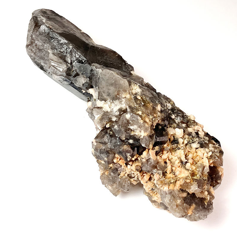 黒水晶クラスター マダガスカル焼　約100g　No,3735
