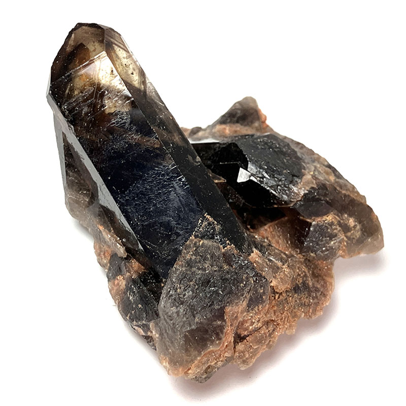 黒水晶クラスター マダガスカル焼　約100g　No,3736