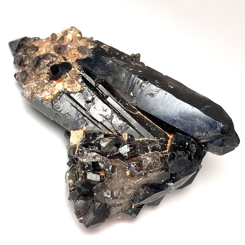 黒水晶クラスター マダガスカル焼　約100g　No,3737