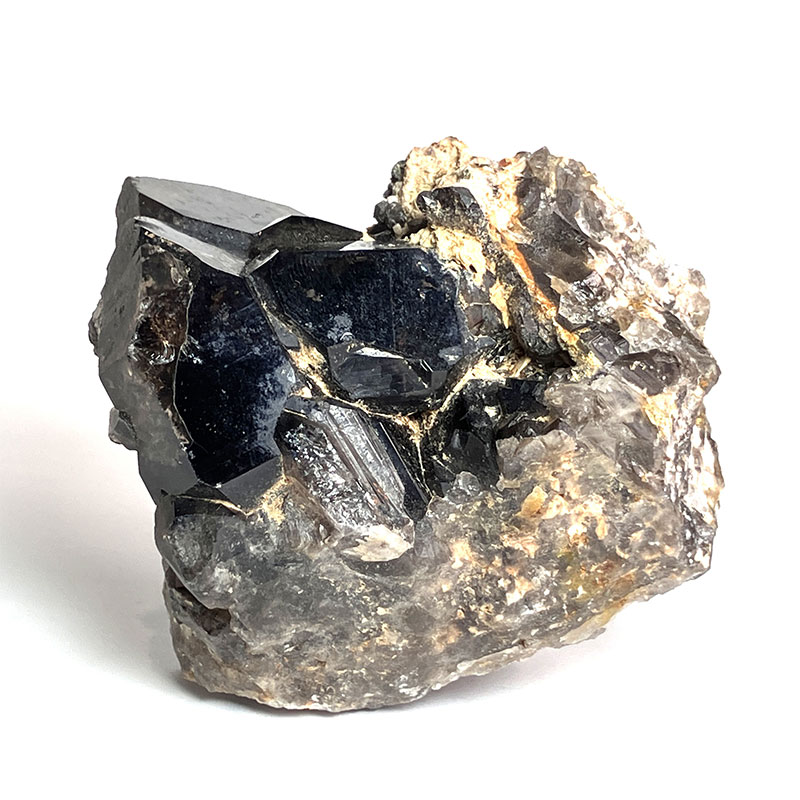 黒水晶クラスター マダガスカル焼　約190g　No,3741