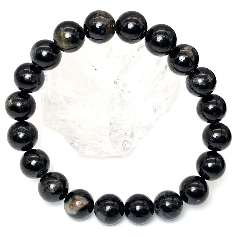 トルマリンインクォーツブレス　10mm　No,3779
