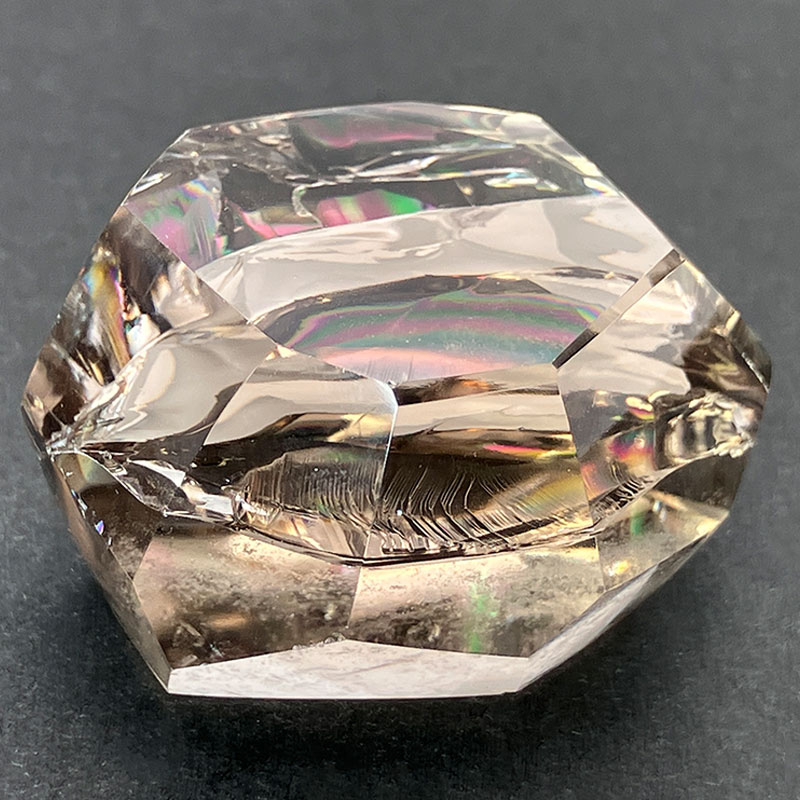 【原石】アイリススモーキーフリーカット A S No,3814