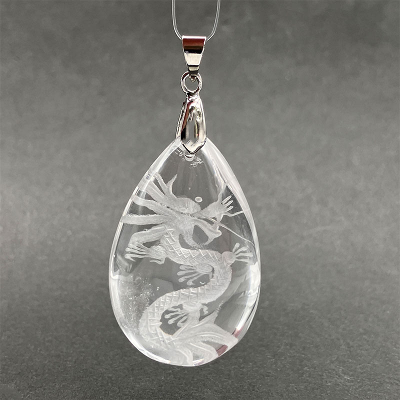 水晶龍彫りPT　No,3892