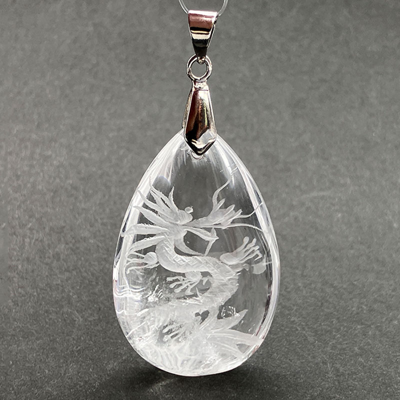 水晶龍彫りPT　No,3893