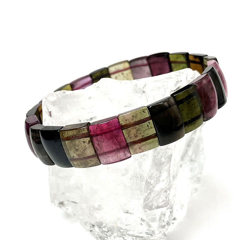 マルチトルマリン　バングルブレス　No,3898