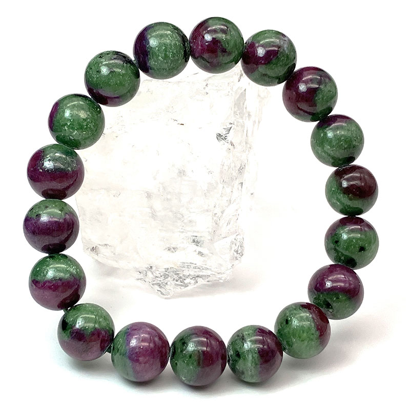 ルビーインゾイサイトブレス 45g/11mm No,3901