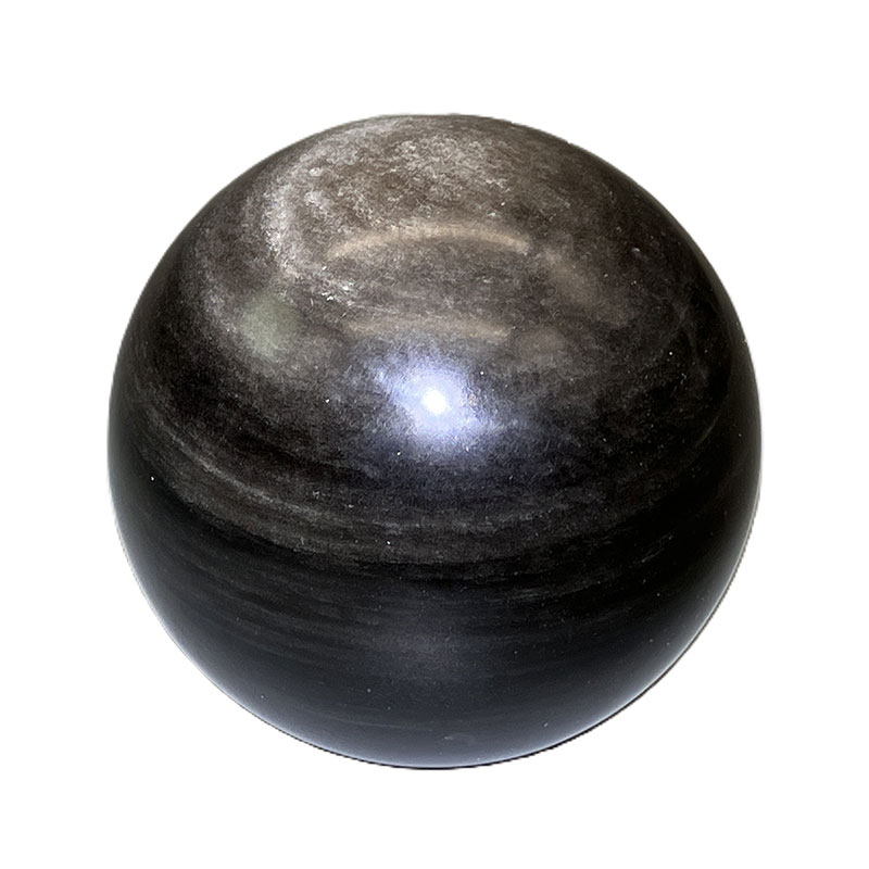 オブシディアン丸玉　No,3950