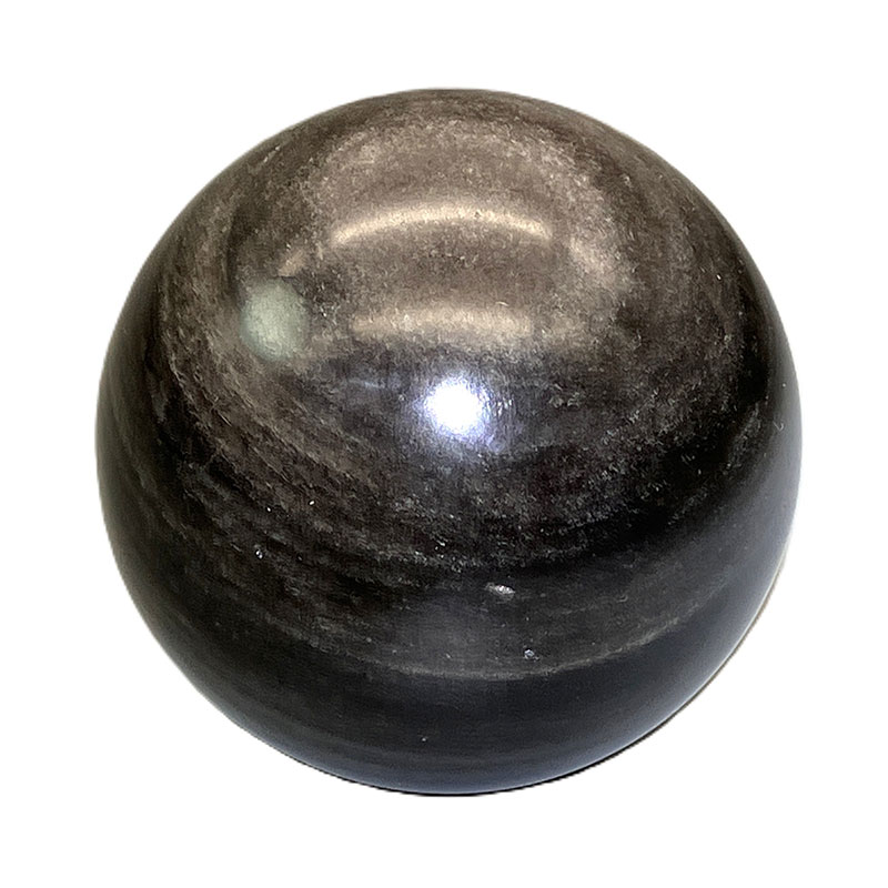 オブシディアン丸玉　No,3952