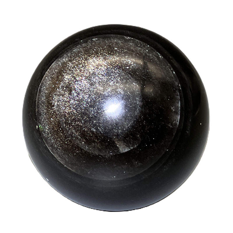 オブシディアン丸玉　No,3953