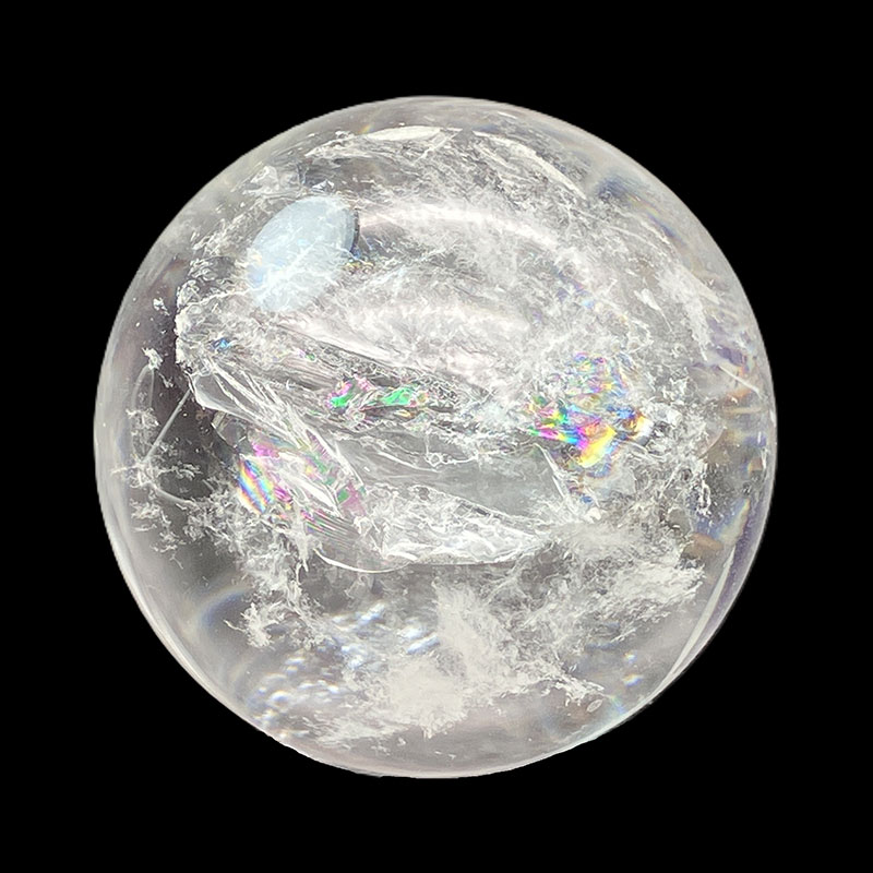 水晶丸玉　約200g　No,3968