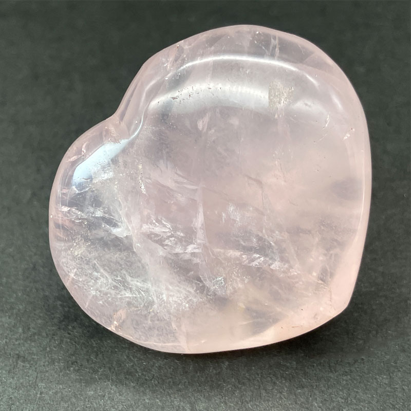 ローズクォーツ ハート (M)　No,4005