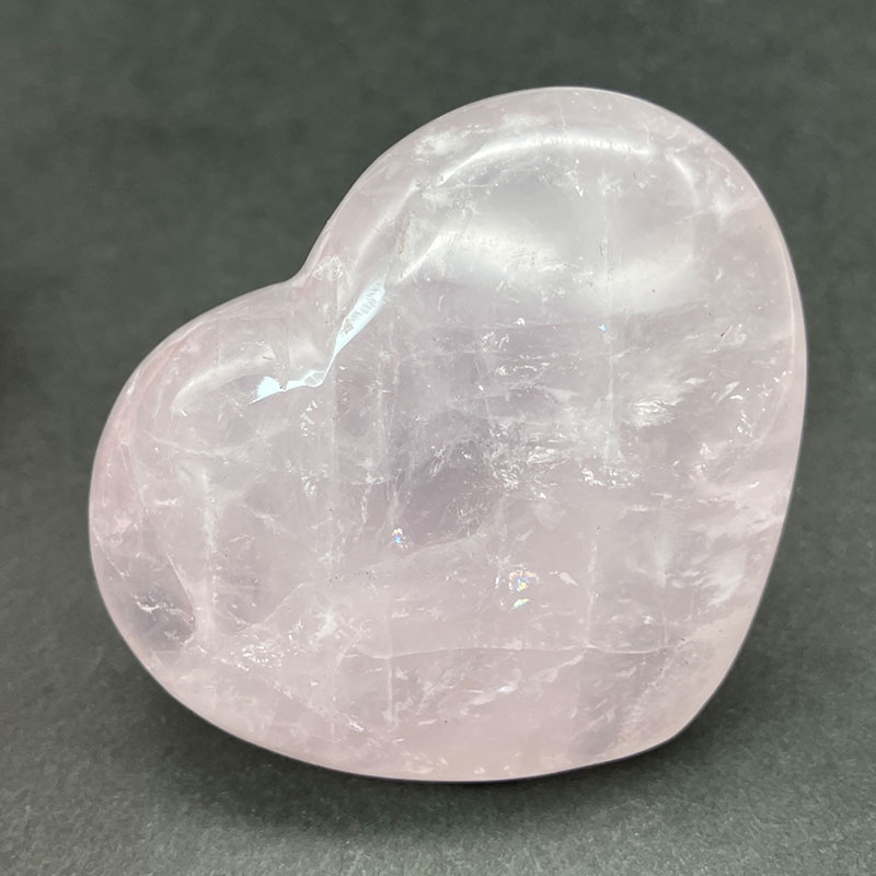 ローズクォーツ ハート (L)　No,4006
