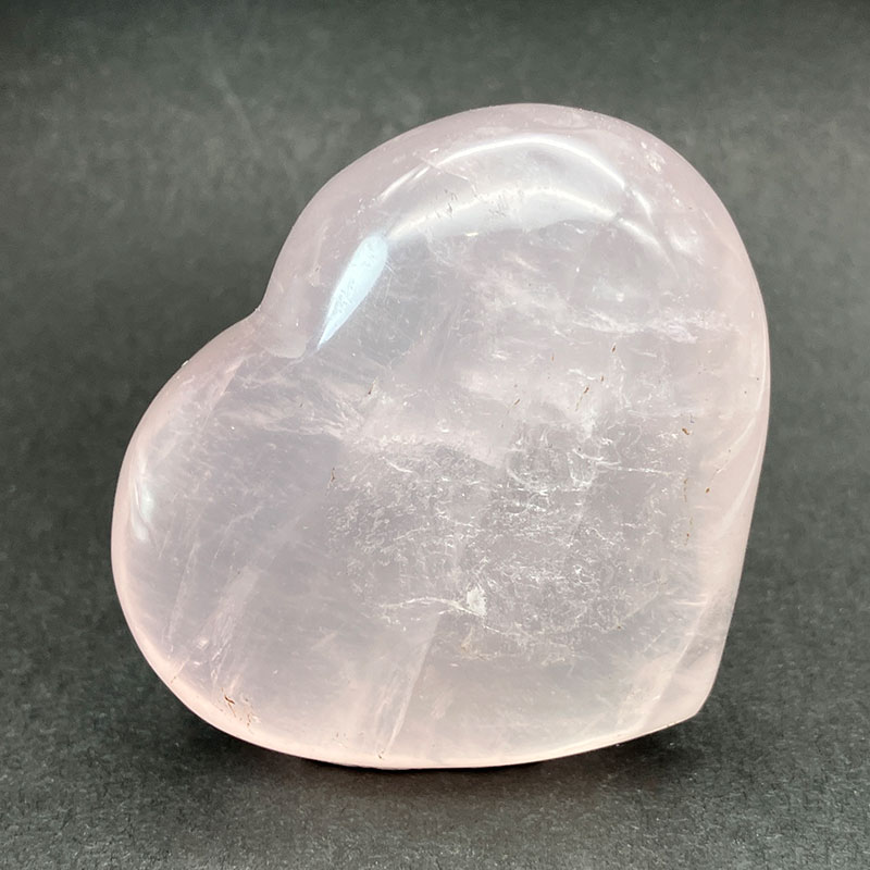ローズクォーツ ハート (LL)　No,4007