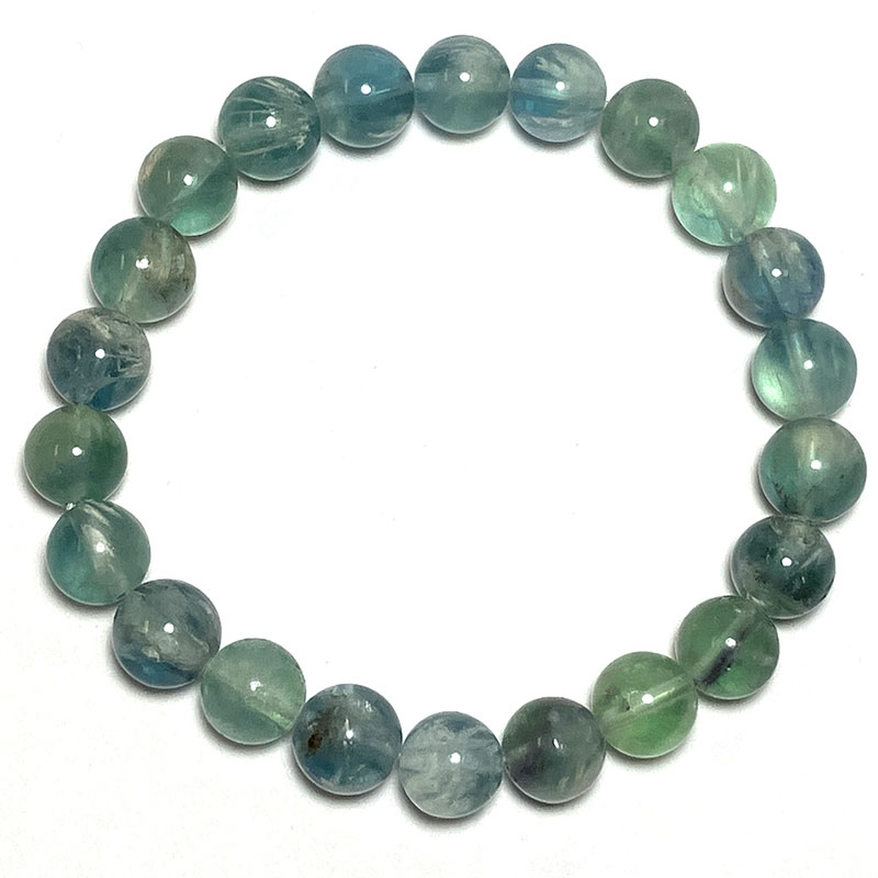 フローライトブレス　 (エンジェルフェザー)　8mm　No,4108