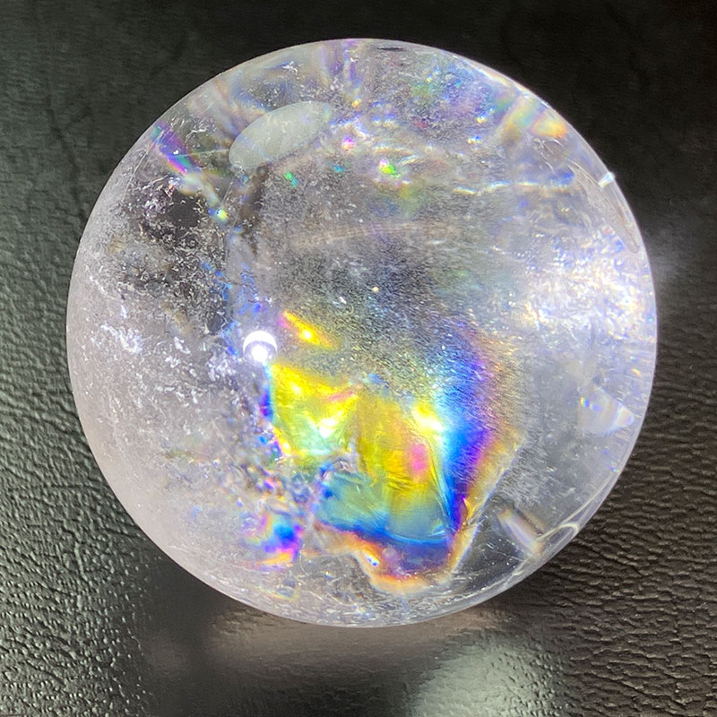 ナチュラルレインボー丸玉　A　約70g　No,4149