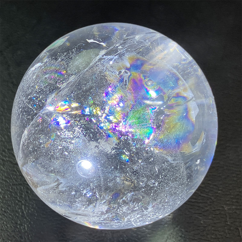 ナチュラルレインボー丸玉　A　約70g　No,4151