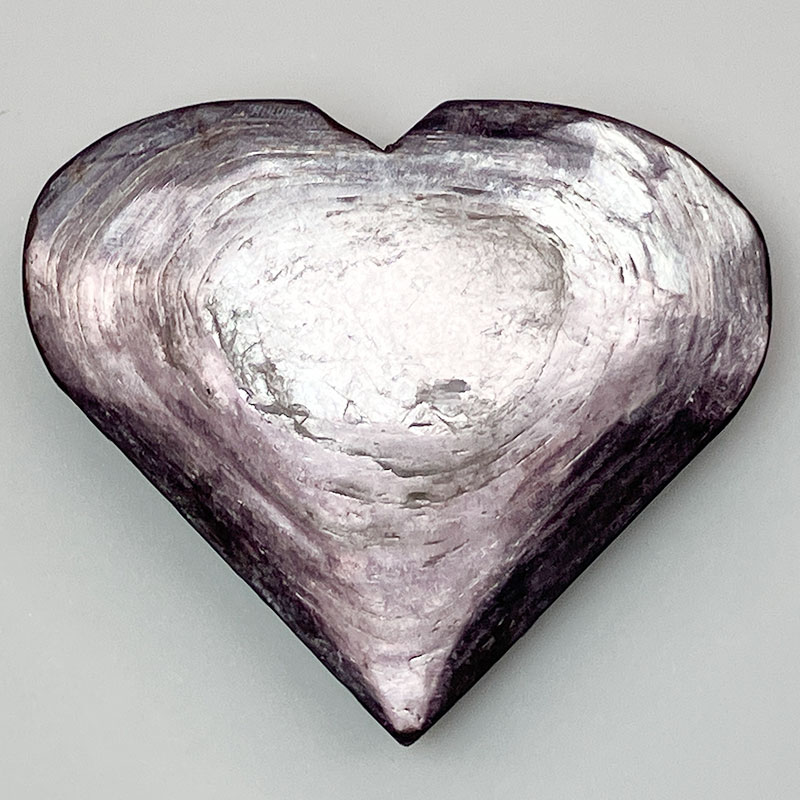 パープル マイカ ハート (M)　No,4169