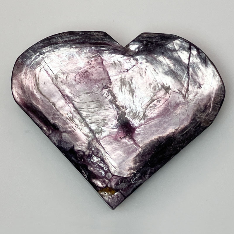 パープル マイカ ハート (M)　No,4173