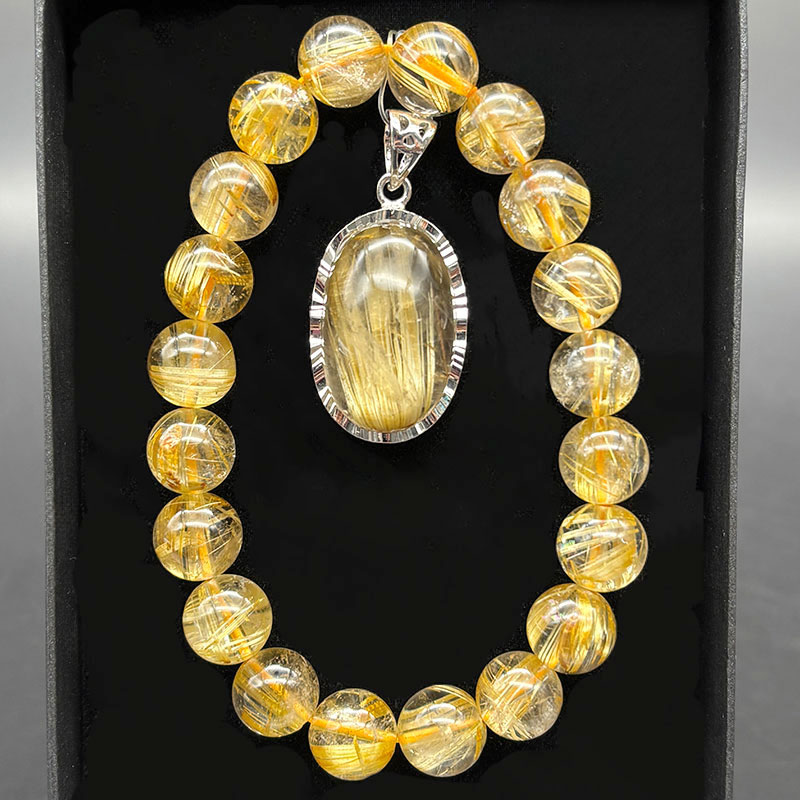 【SALE】ハイグレード ルチルセット　No,4237