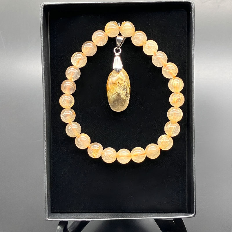 【SALE】ルチルクォーツセット　No,4216