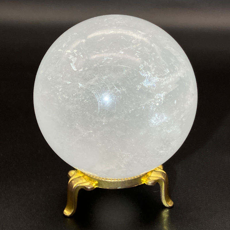 水晶丸玉 約710g No,2843