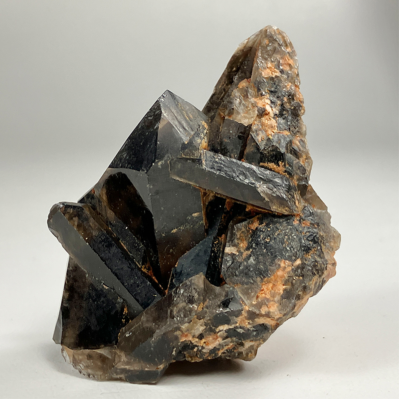 黒水晶クラスター マダガスカル焼  約80g No,2564