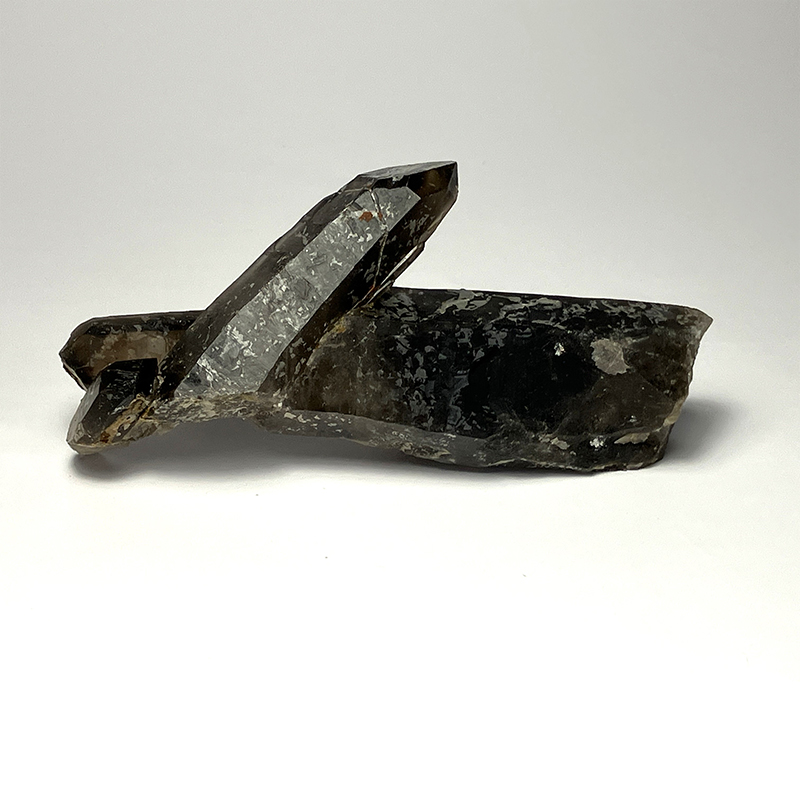 黒水晶クラスター マダガスカル焼  約80g No,2876