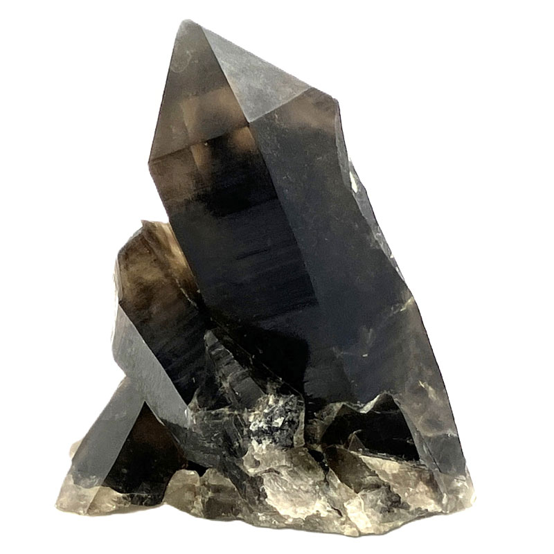 黒水晶クラスター マダガスカル焼　約100g　No,3340