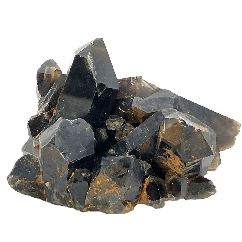 黒水晶クラスター マダガスカル焼　約150g　No,3343