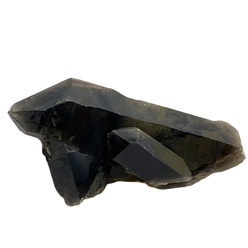 黒水晶クラスター マダガスカル焼　約150g　No,3344