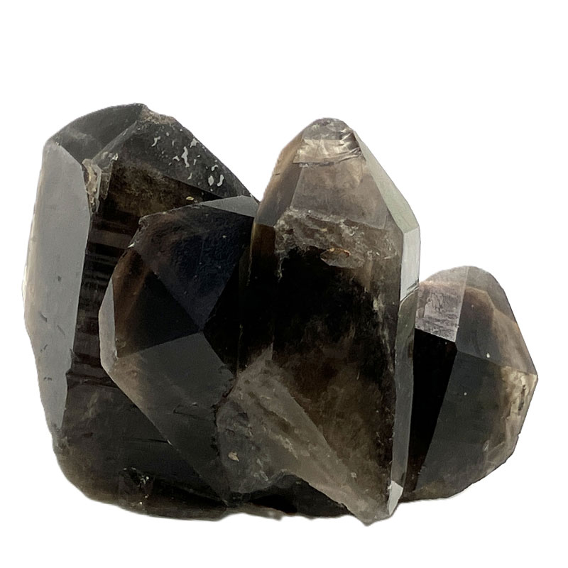 黒水晶クラスター マダガスカル焼　約150g　No,3349