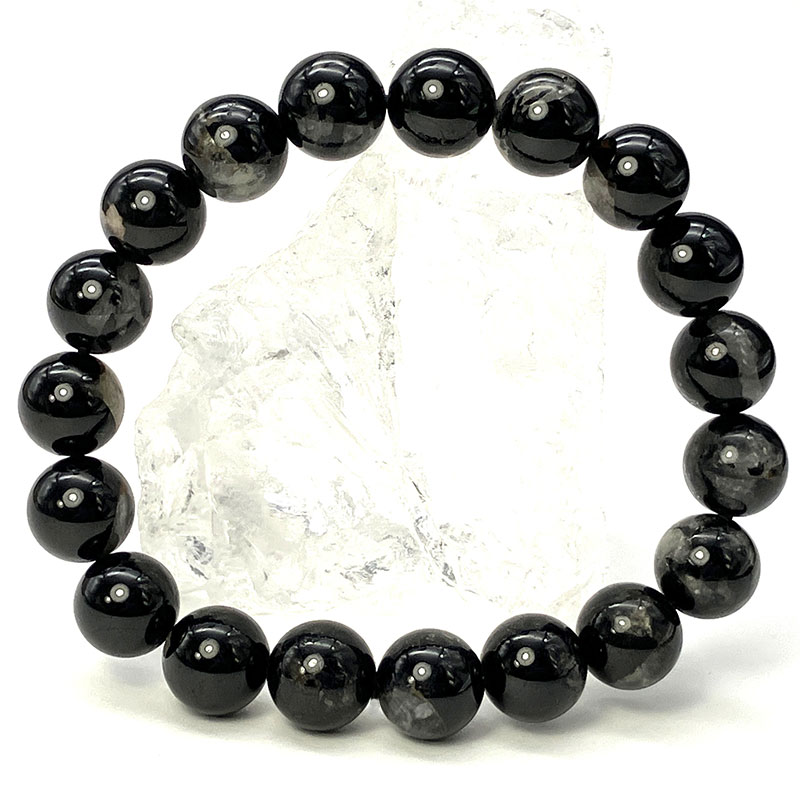 トルマリンインクォーツブレス　10mm　No,3420