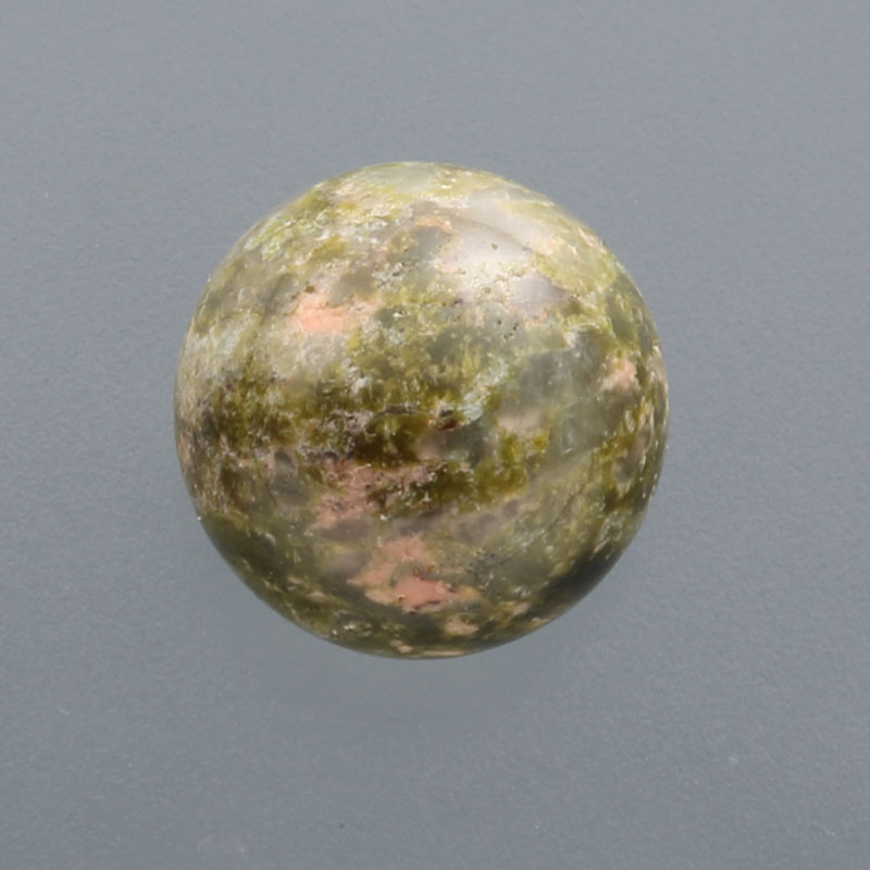 天然石丸玉　ユナカイト　12mm　