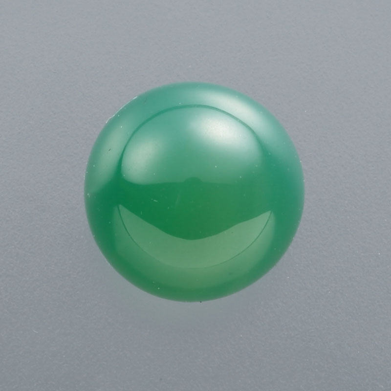 天然石丸玉　グリーンメノウ　12mm