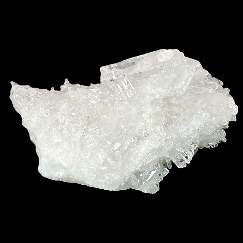 【極上品】水晶クラスター　トマスゴンサガ産エクセレント　766g メノウ台座付き 極上品】水晶クラスター トマスゴンサガ産エクセレント 766g