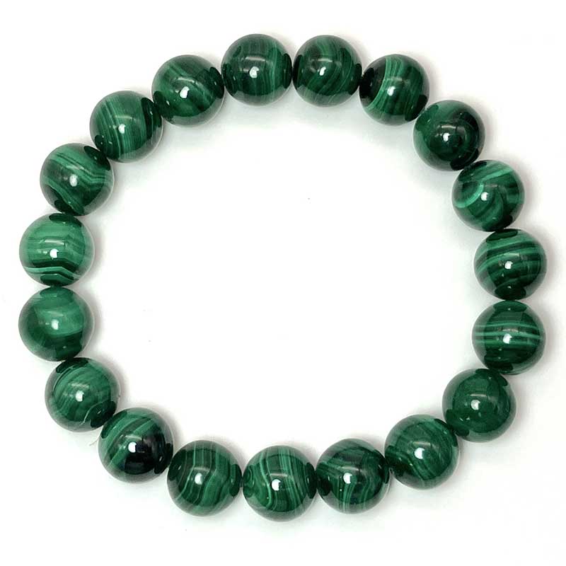 マラカイト ブレス 10mm　No,6431
