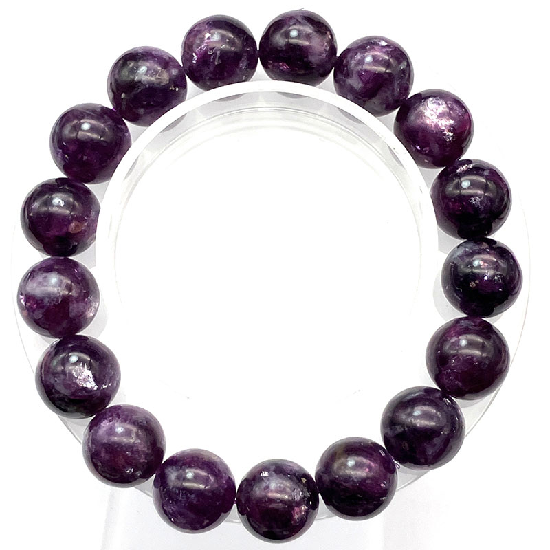 パープルマイカブレス　44g/12mm　No,4286