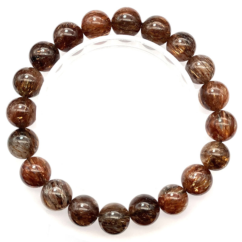 フォリエーテッド マイカインクォーツ ブレス  約25g/9mm No,4290