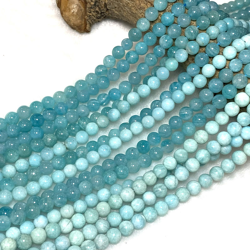 ビーズ アマゾナイト（ペルー産）