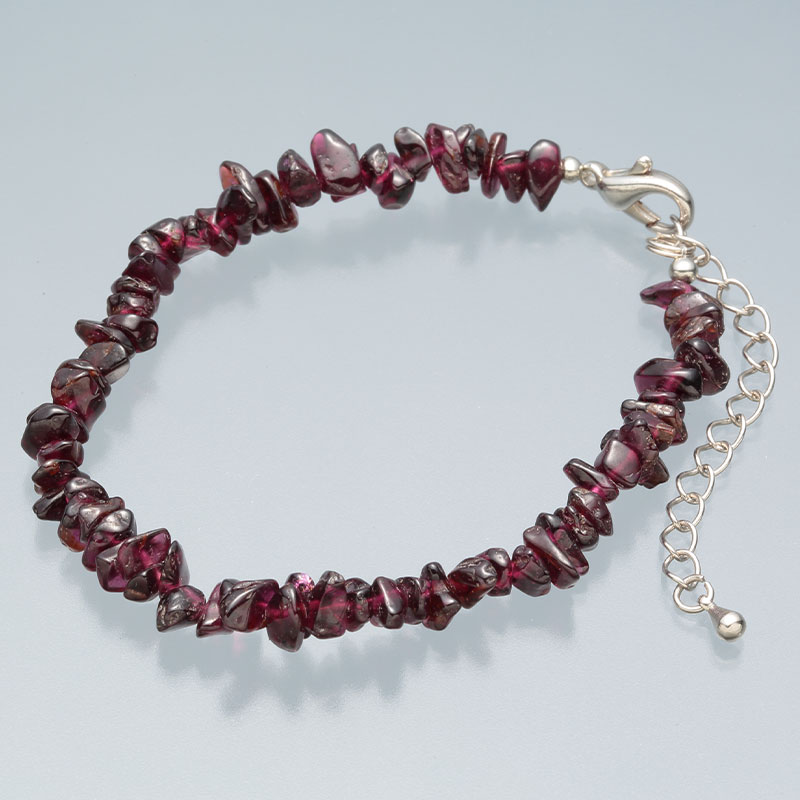 プチブレスレット　ガーネット