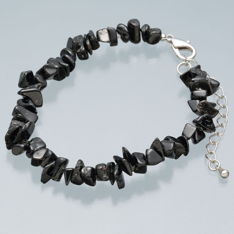 プチブレスレット　ブラックトルマリン