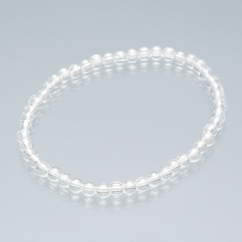 4mmブレスレット　水晶