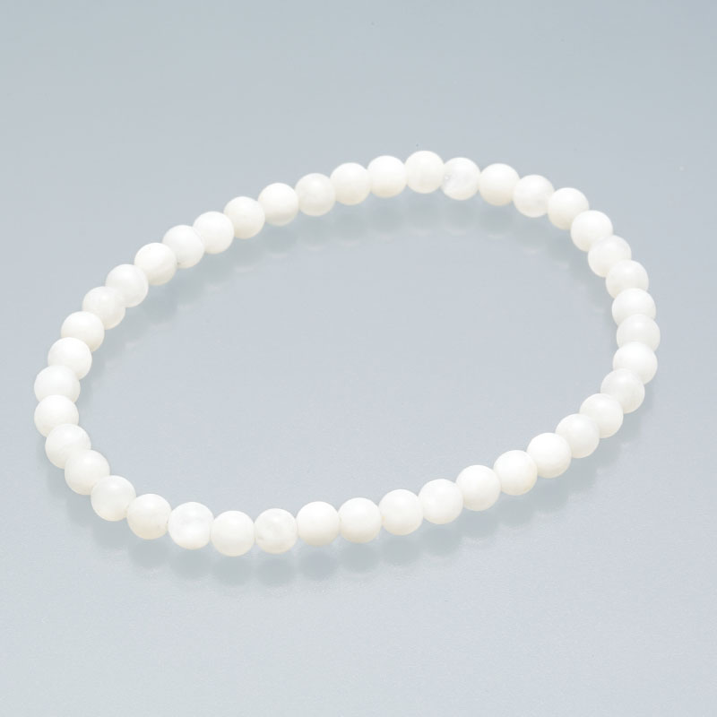 4mmブレスレット　ムーンストーン