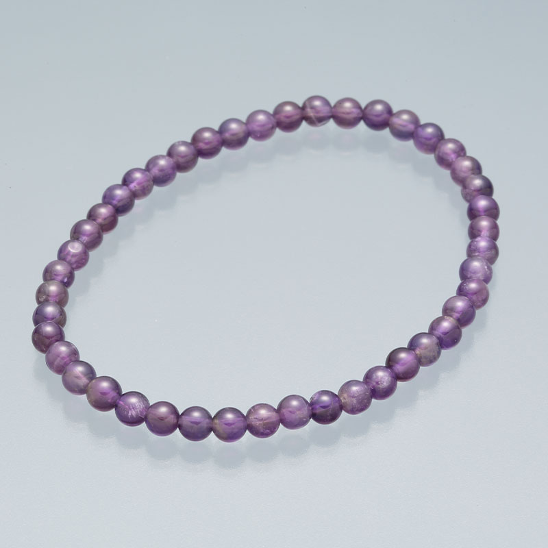 4mmブレスレット　アメジスト