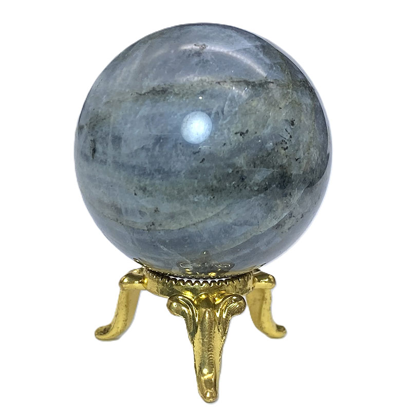 ラブラド丸玉　グレー　No,4389